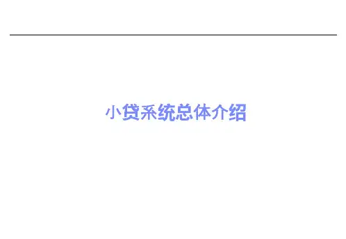 核心系统方案总体介绍