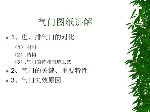 气门图纸讲解