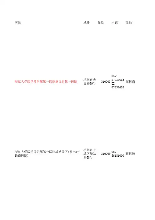 浙江省医院