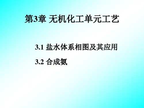 无机化工单元工艺