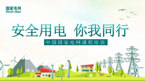 中国国家电网课程培训PPT
