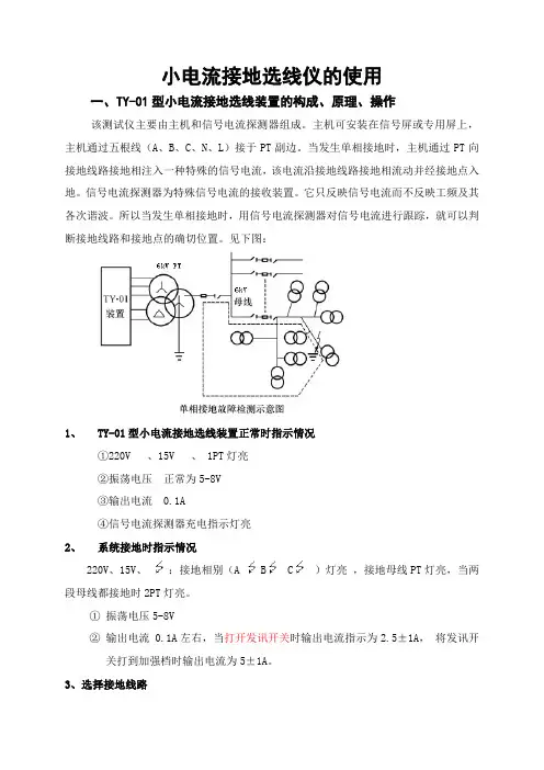 TY-01型小电流接地选线装置的应用