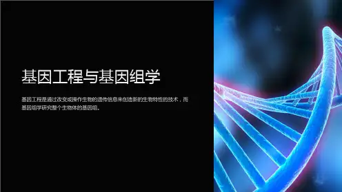 基因工程与基因组学