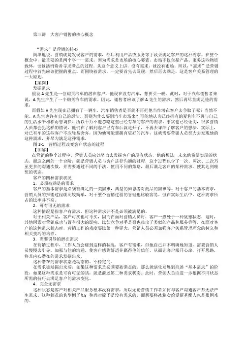 大客户销售的核心概念