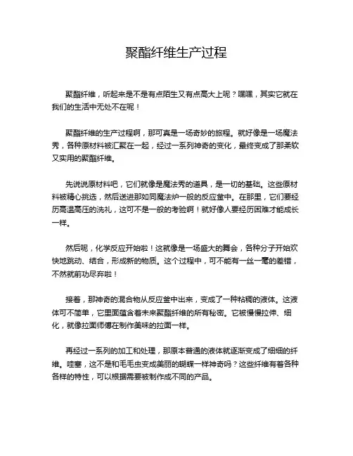 聚酯纤维生产过程