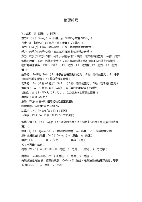 物理符号