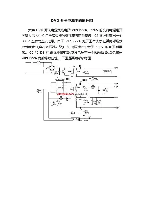 DVD开关电源电路原理图