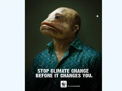环保宣传ppt模板：全球变暖Cambioclimático