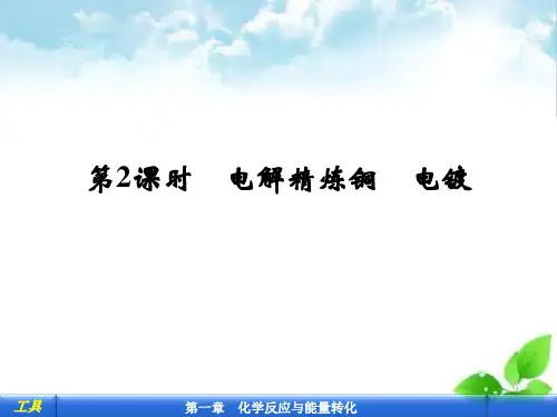 电解精炼铜电镀ppt课件