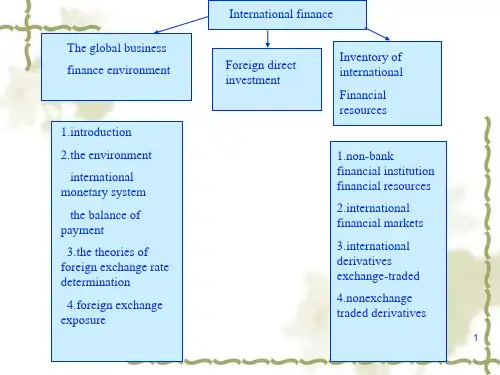 国际金融英文版PPT课件
