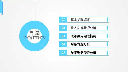 年度财务预算分析报告PPT专题演示