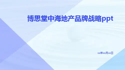 博思堂中海地产品牌战略ppt