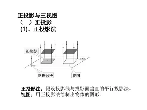 正投影与三视图1