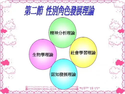 第二节性别角色发展理论
