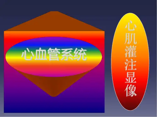 心肌灌注显像医学PPT课件