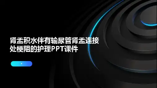 肾盂积水伴有输尿管肾盂连接处梗阻的护理PPT课件