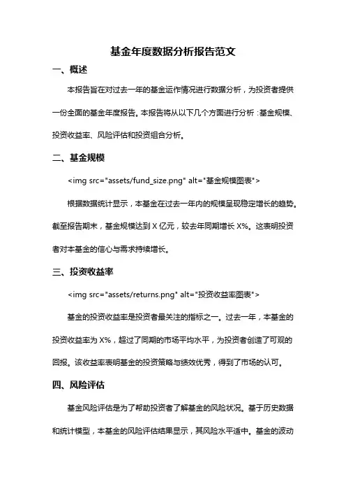 基金年度数据分析报告范文