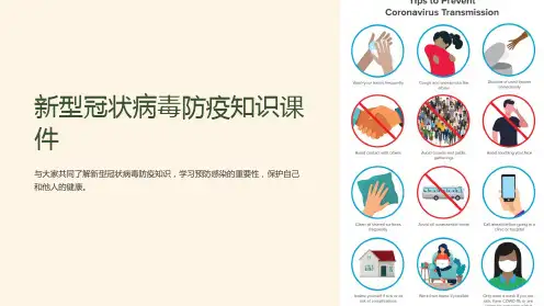 新型冠状病毒防疫知识课件