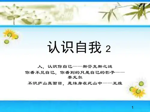 2 自我意识分类、特点