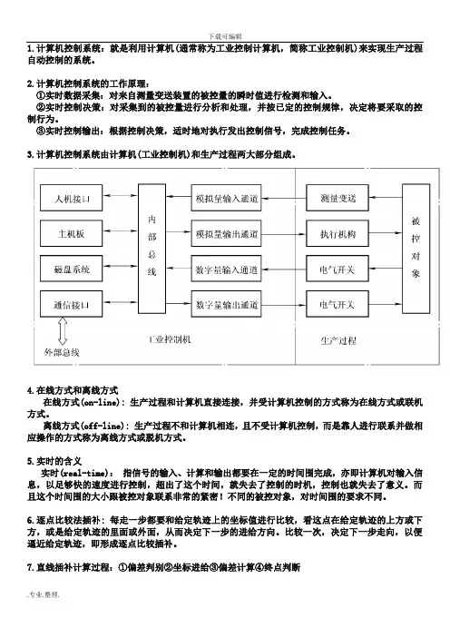 微型计算机控制技术期末复习题