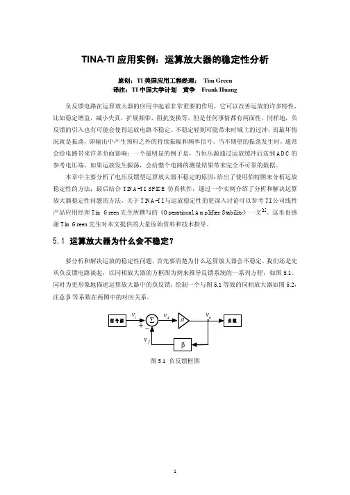 Operational Amplifier Stability