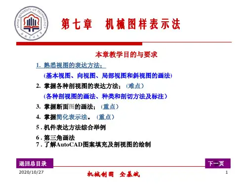 机械制图课件第七章机械图样表示法