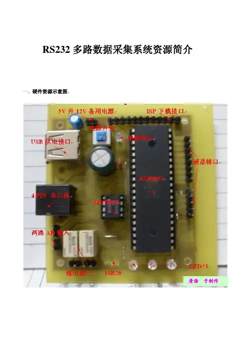 RS232多路数据采集系统资源简介