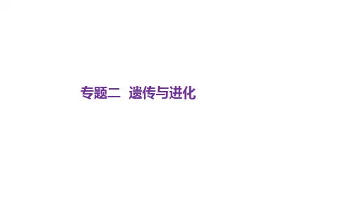 考向三 生物的变异、育种与进化-2023年高考生物二轮复习