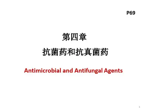 6-抗菌药和抗真菌药2 北京大学药物化学课件