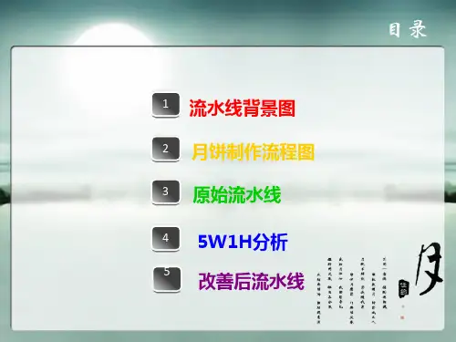 月饼制作流水线分析设计