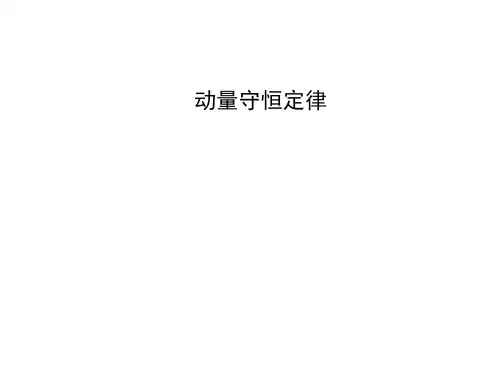 动量守恒定律    课件