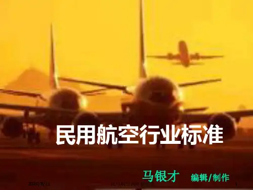 2020年民用航空行业标准详解参照模板可编辑