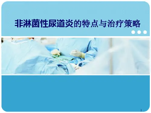 非淋菌性尿道炎的特点与治疗策略ppt课件