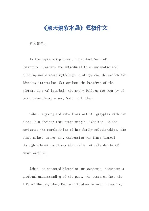 《黑天鹅紫水晶》梗概作文