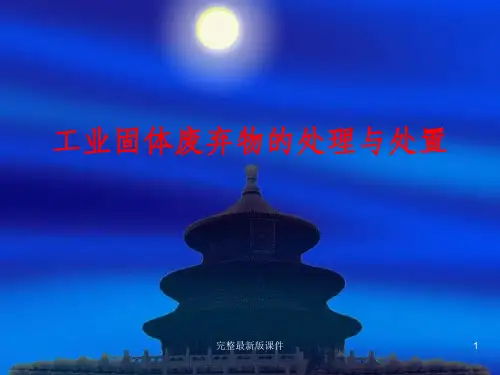 工业固体废物处理与处置ppt课件 (2)