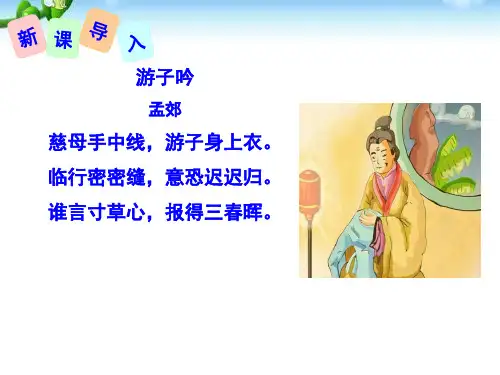 回忆我的母亲ppt完美版课件