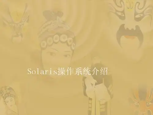 Solaris操作系统介绍