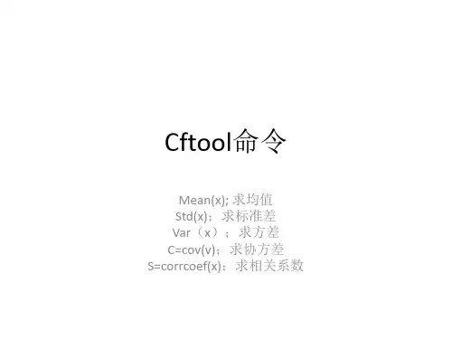 matlab曲线拟合24页PPT文档