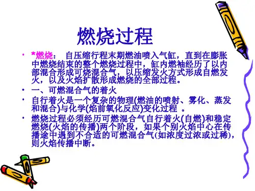 柴油机燃烧过程 PPT课件