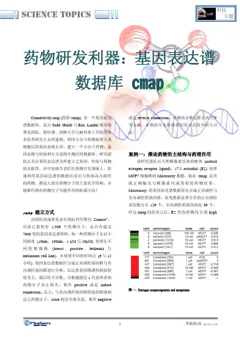 药物研发利器：基因表达谱数据库cMap(Connectivity Map)