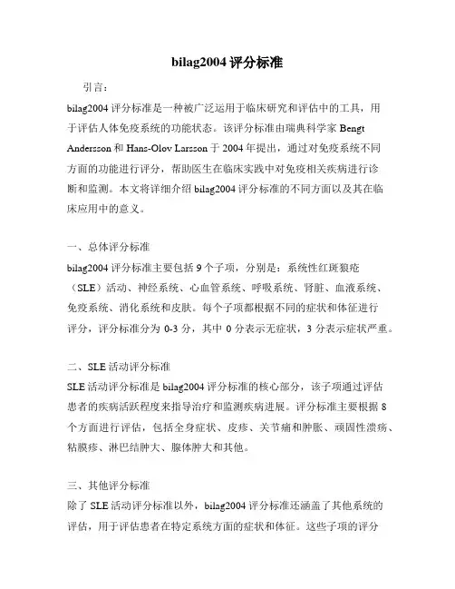 bilag2004评分标准
