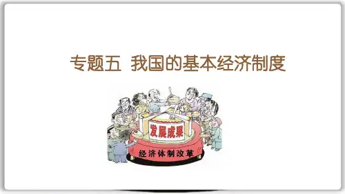 专题5 我国的基本经济制度-2023年高考政治二轮复习课件(统编版)