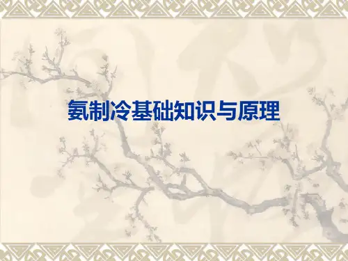 氨制冷基础知识和原理