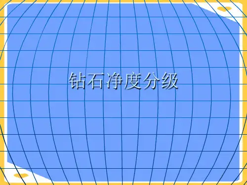 钻石净度分级.正式版PPT文档