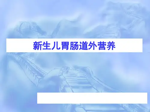 新生儿肠外营养