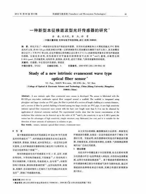 一种新型本征倏逝波型光纤传感器的研究
