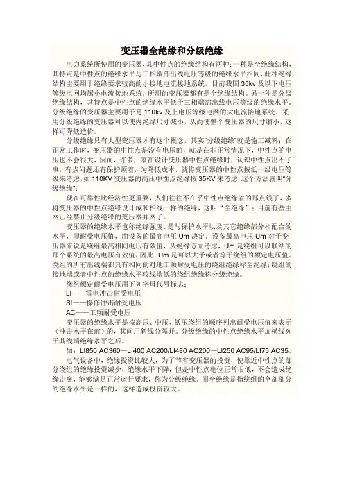 变压器分级绝缘