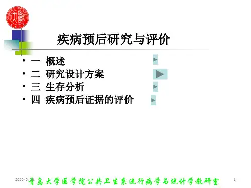 疾病预后研究PPT