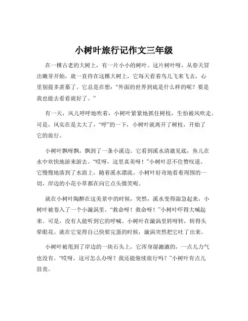 小树叶旅行记作文三年级