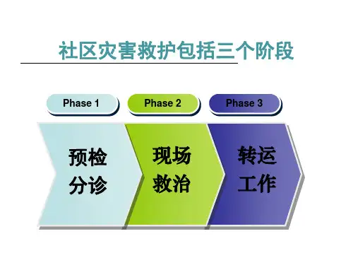 33社区灾害的救护社区护理学